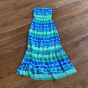 Ya Los Angeles Strapless Maxi Dress